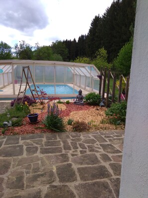 Indoor pool - Studio in a quiet property, in the heart of the Vosges natural park (Ban-De-Laveline)