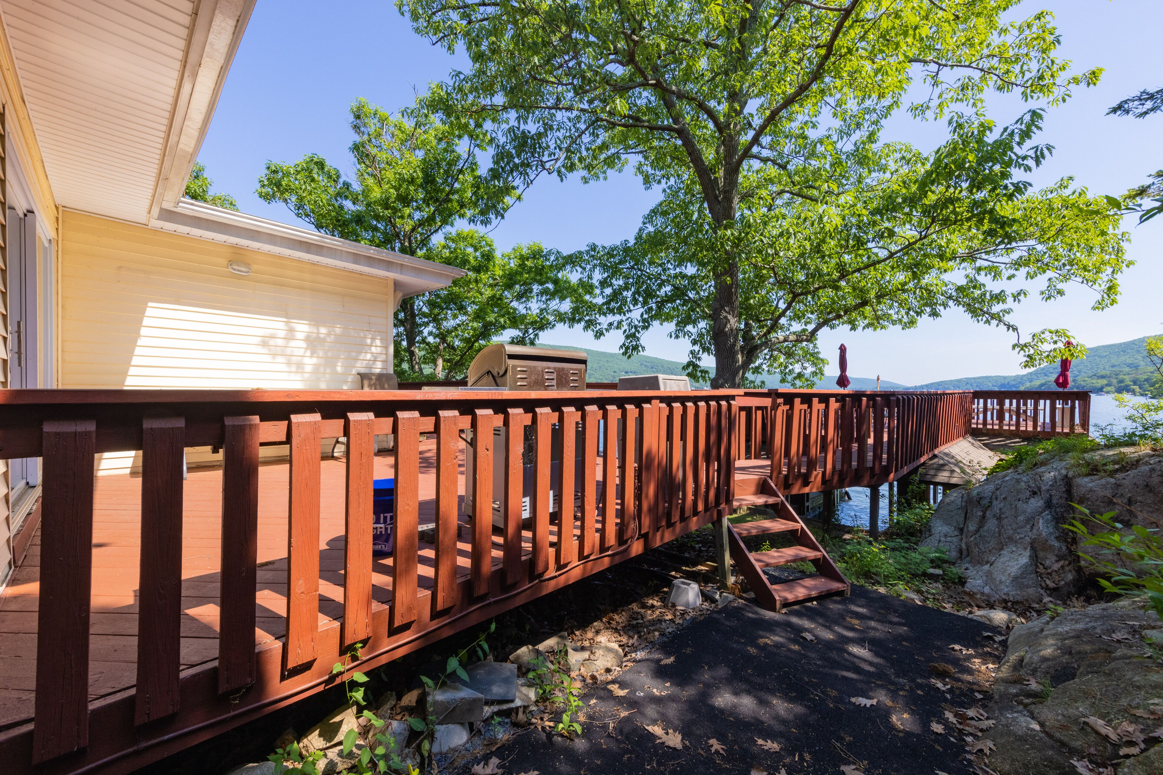 Rocky Point- ABSOLUTELY THE BEST LAKEFRONT location on Greenwood Lake!!!! 