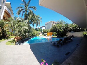 Indoor pool, a heated pool