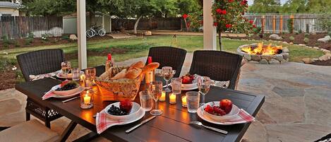 Udendørs spisemuligheder