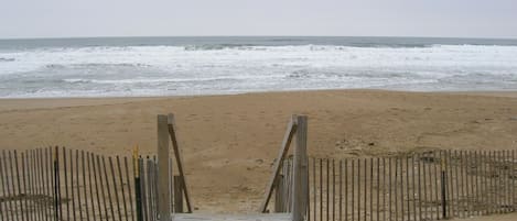 On the beach