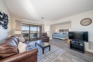 TV, ping pong, video library