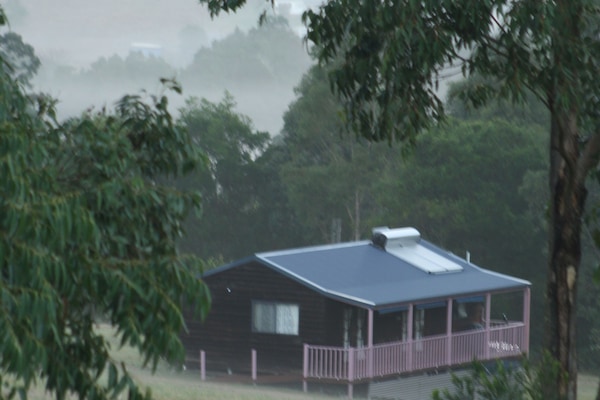 Cabin can sleep 4.
