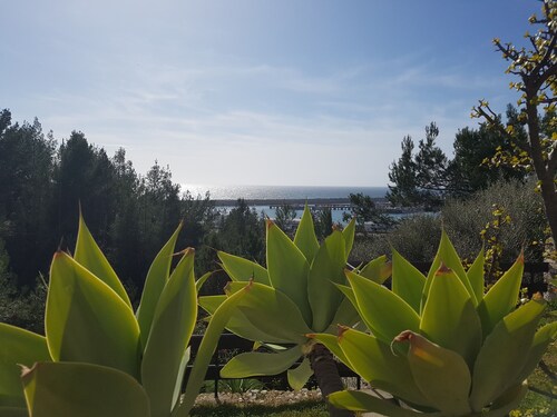 Maison de vacances en famille avec piscine, à 25 m de la plage