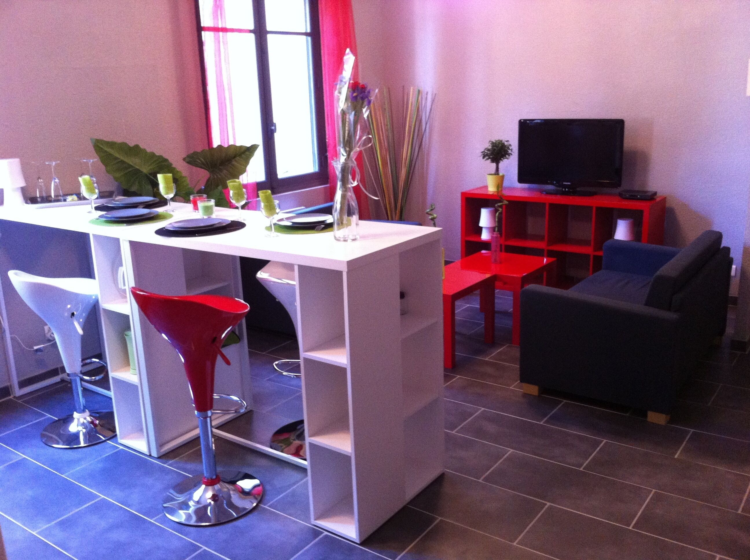 Beautiful T3 "design", 4 *, quiet in the garden, town center -2 bedrooms, 2/5 people