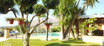 Villa San Cataldo, Terrasini avec vue panoramique sur la mer et piscine privée