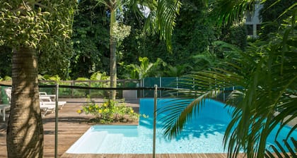 Gßte 4/6 p dans la résidence Les Jardins de l'espérance, piscine, plage à 2 km !
