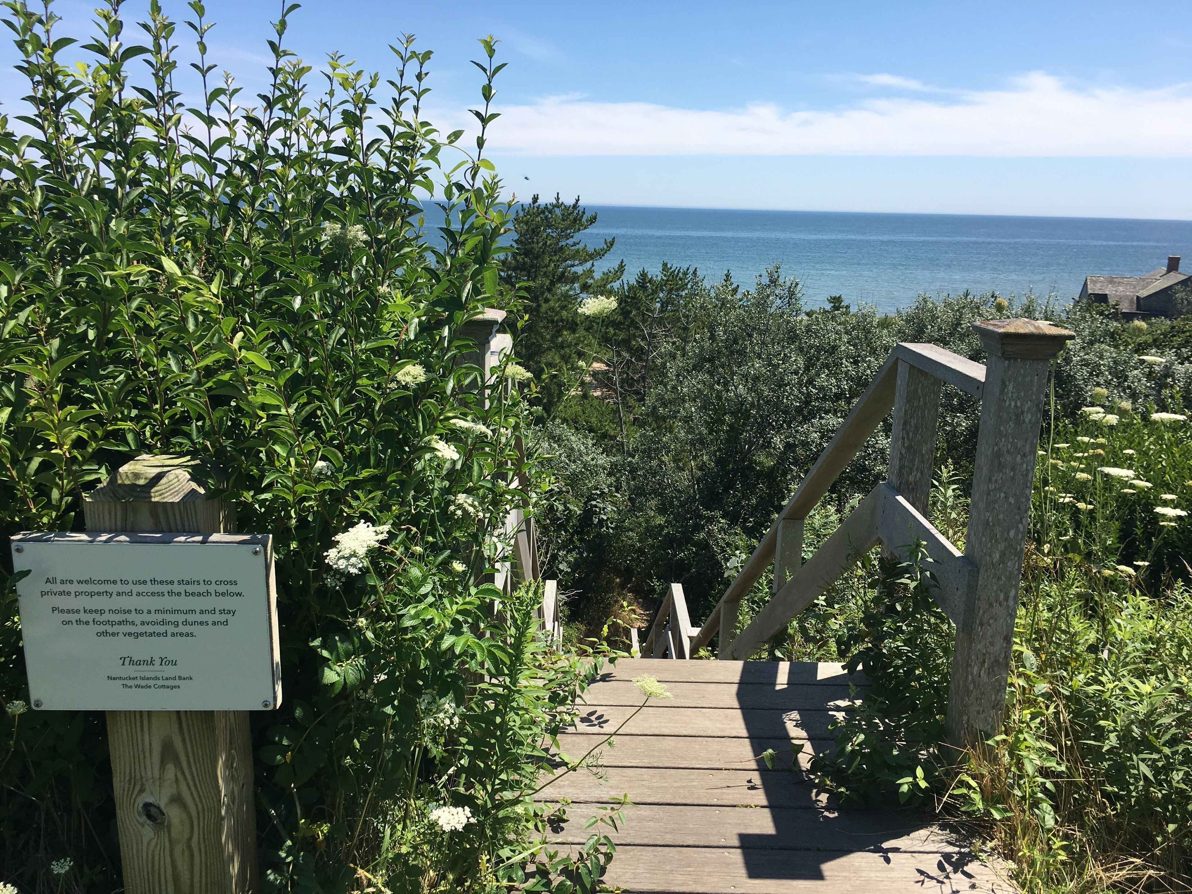 Beach access
