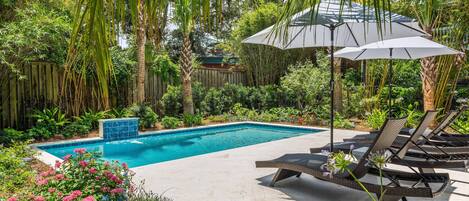Una piscina climatizada