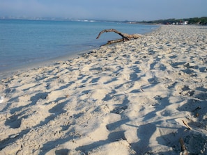 On the beach