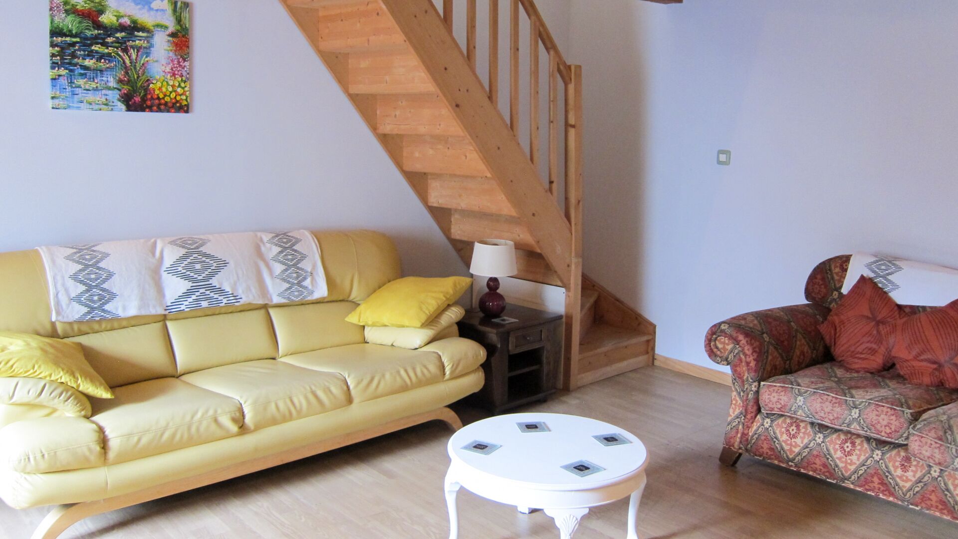 Converted Breton stone barn with heated pool in lovely setting