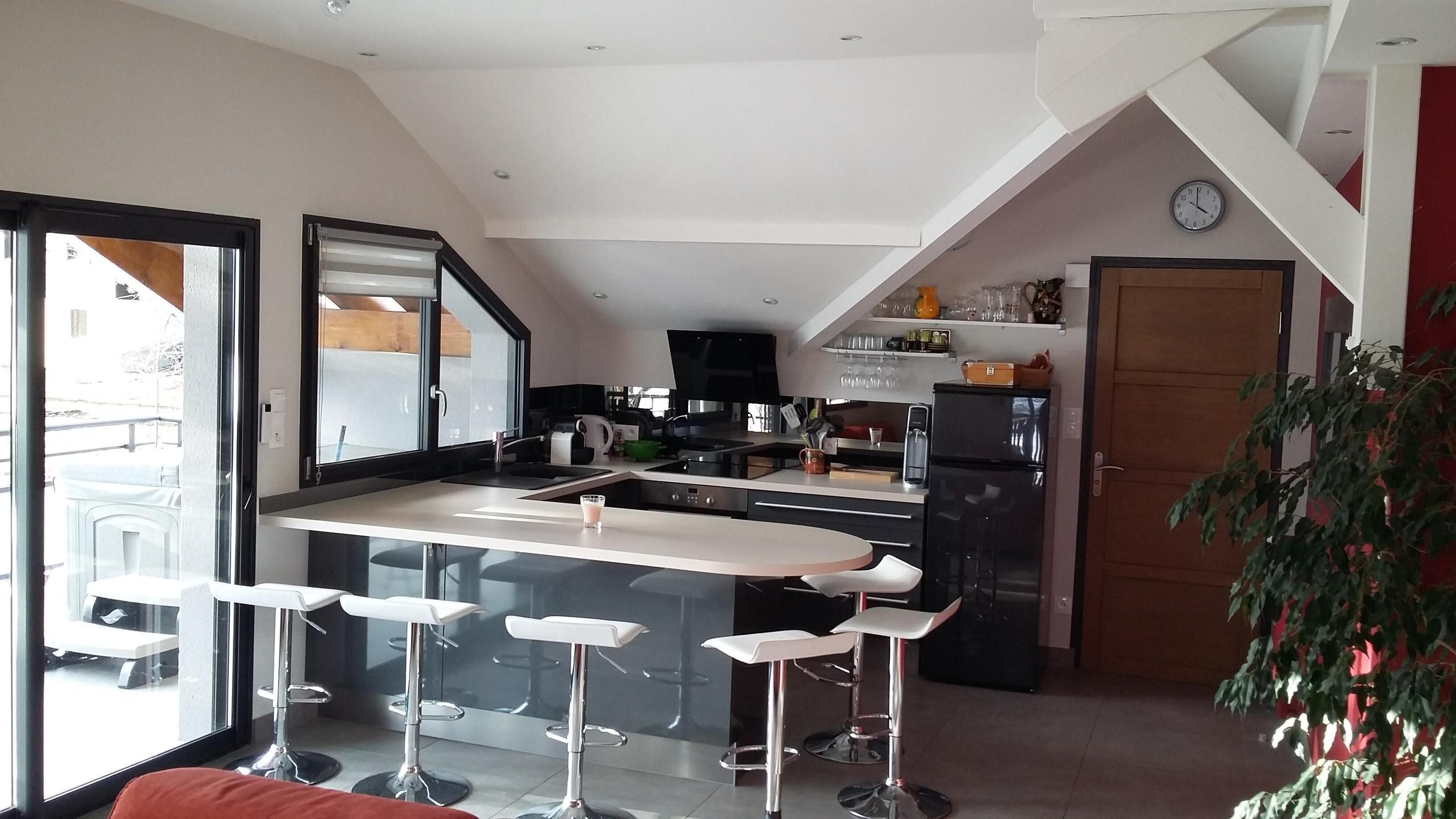Haute Savoie between Annecy and Geneve in Vovray en Bornes Accommodation for 4 people jacuzzi