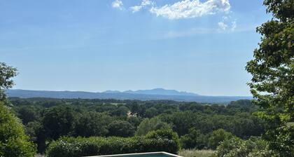 House 8/10 people with swimming pool, magnificent view of Ste Victoire