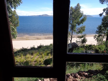 Standard Triple Room, Multiple Beds, Lake View | View from room. Casa de Valentin