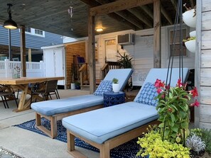 Outdoor dining - Seashore Charming Classic Shore House - North End Seaside Heights ML-1399 (Seaside Heights)