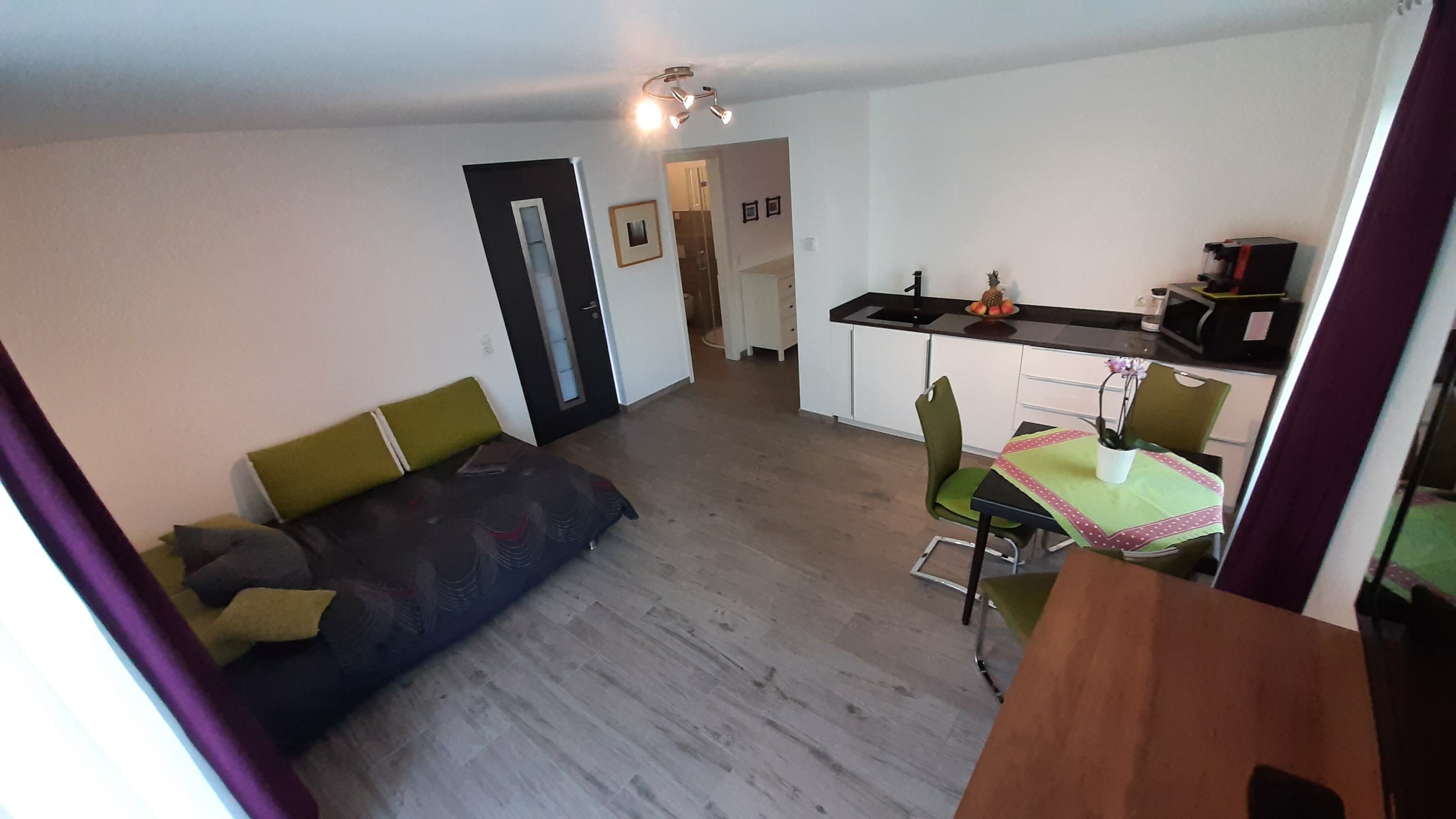 Near FRANKFURT a.M. 50 sqm fully equipped apartment with terrace