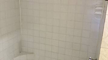 Ducha, toallas y papel higiénico