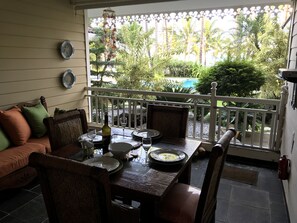 Outdoor dining - Seaside Apartment (Las terrenas)