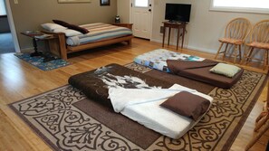 1 bedroom, iron/ironing board, travel crib, free WiFi