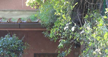 Depandance surrounded by the greenery of northern Rome