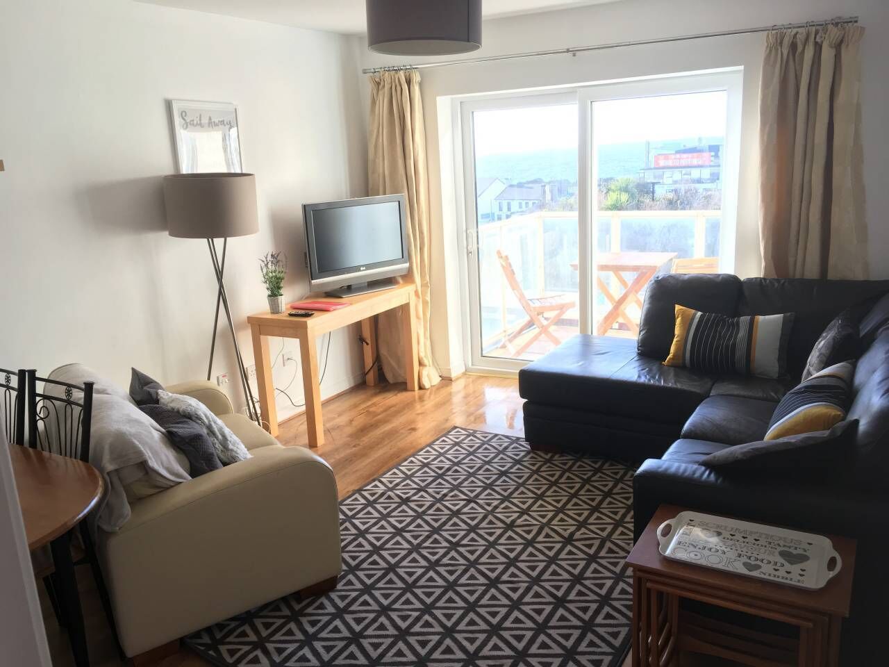 Portrush harbour view