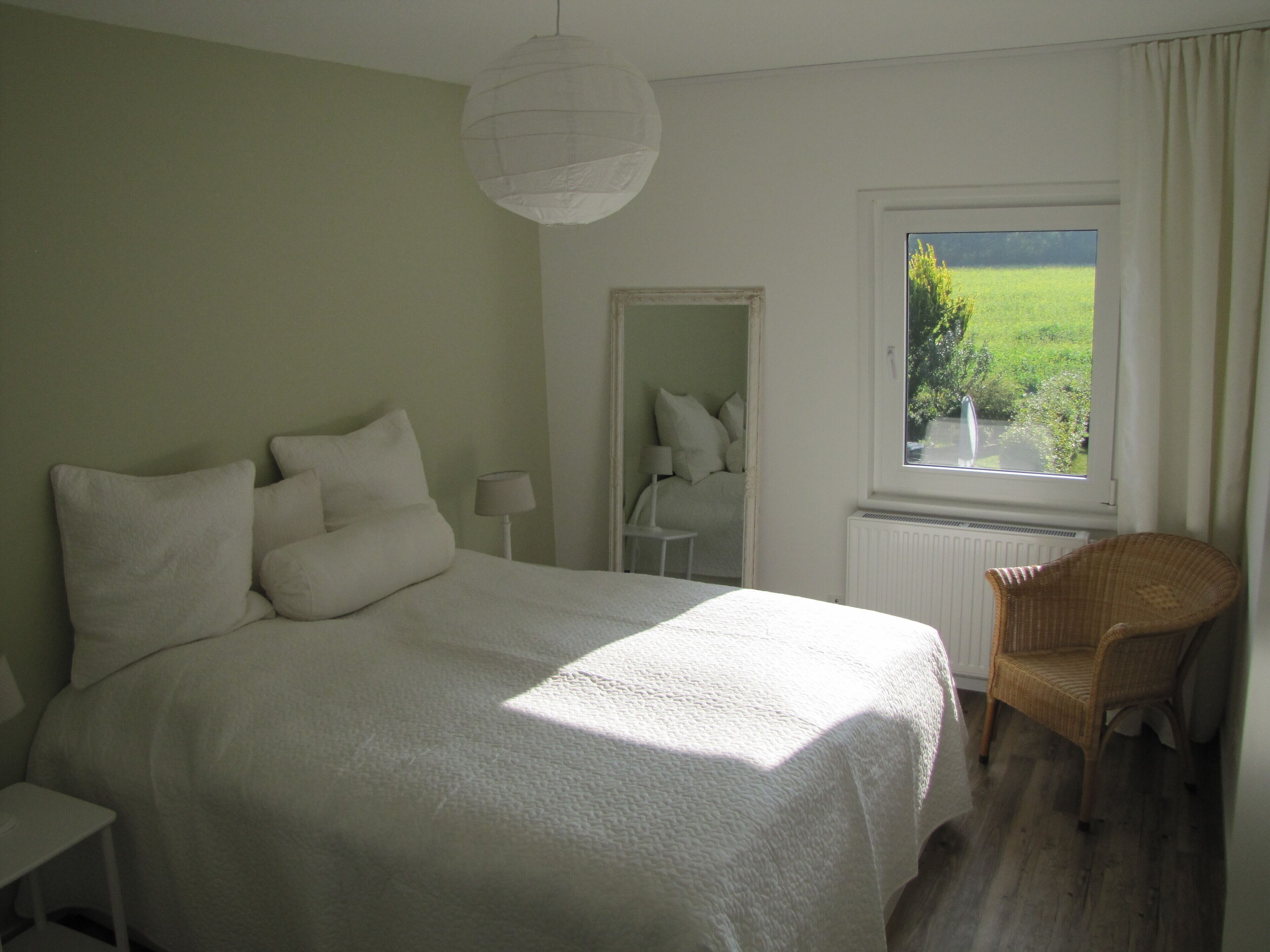 Bright, modern wellness apartment