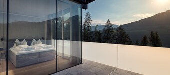 Alpine penthouse med boblebad og badstue