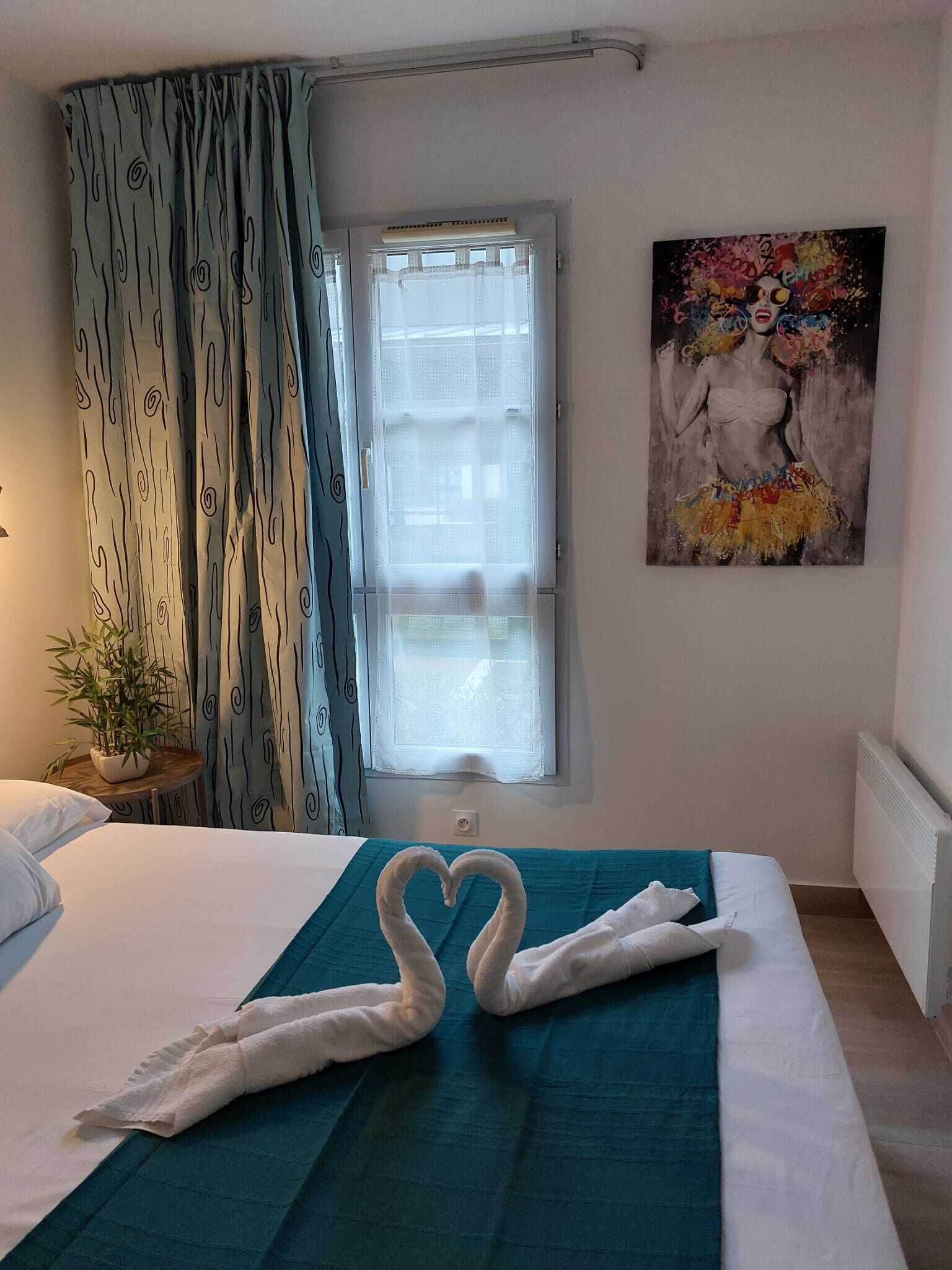 1 sovrum, strykjärn/strykbräda, resesäng och gratis wi-fi