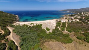 Accommodatie ligt op het strand
