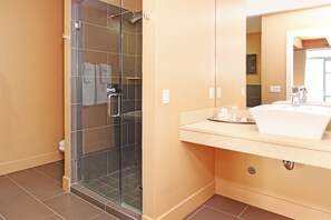 Baignoire, sèche-cheveux, serviettes fournies