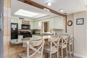 Fridge, microwave, oven, stovetop - Spacious Condo, Steps from Beach, Water Park and Golf Courses within 4 miles! (Destin)