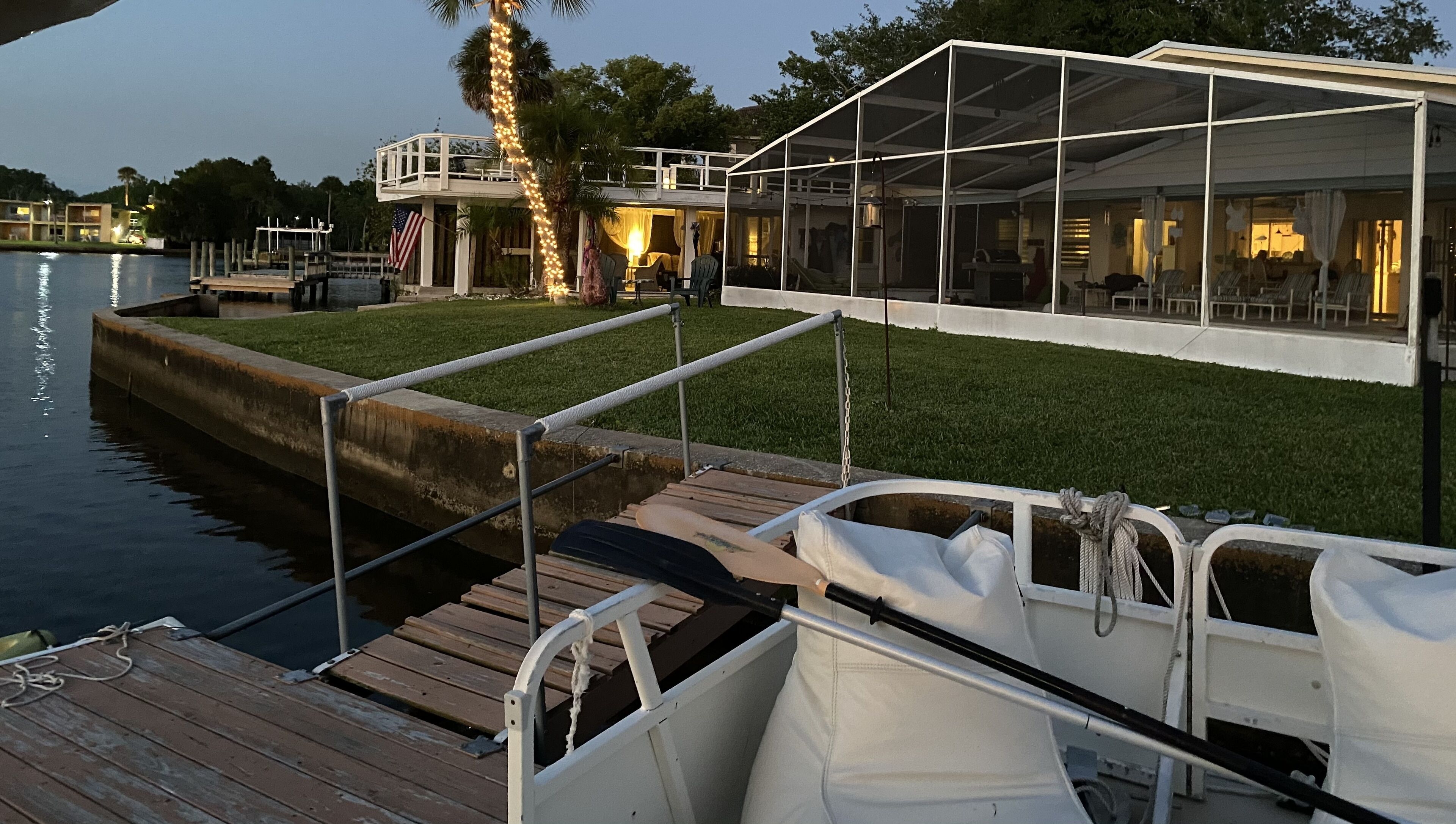 Sleep in Our Boathouse, Wake up With Manatee