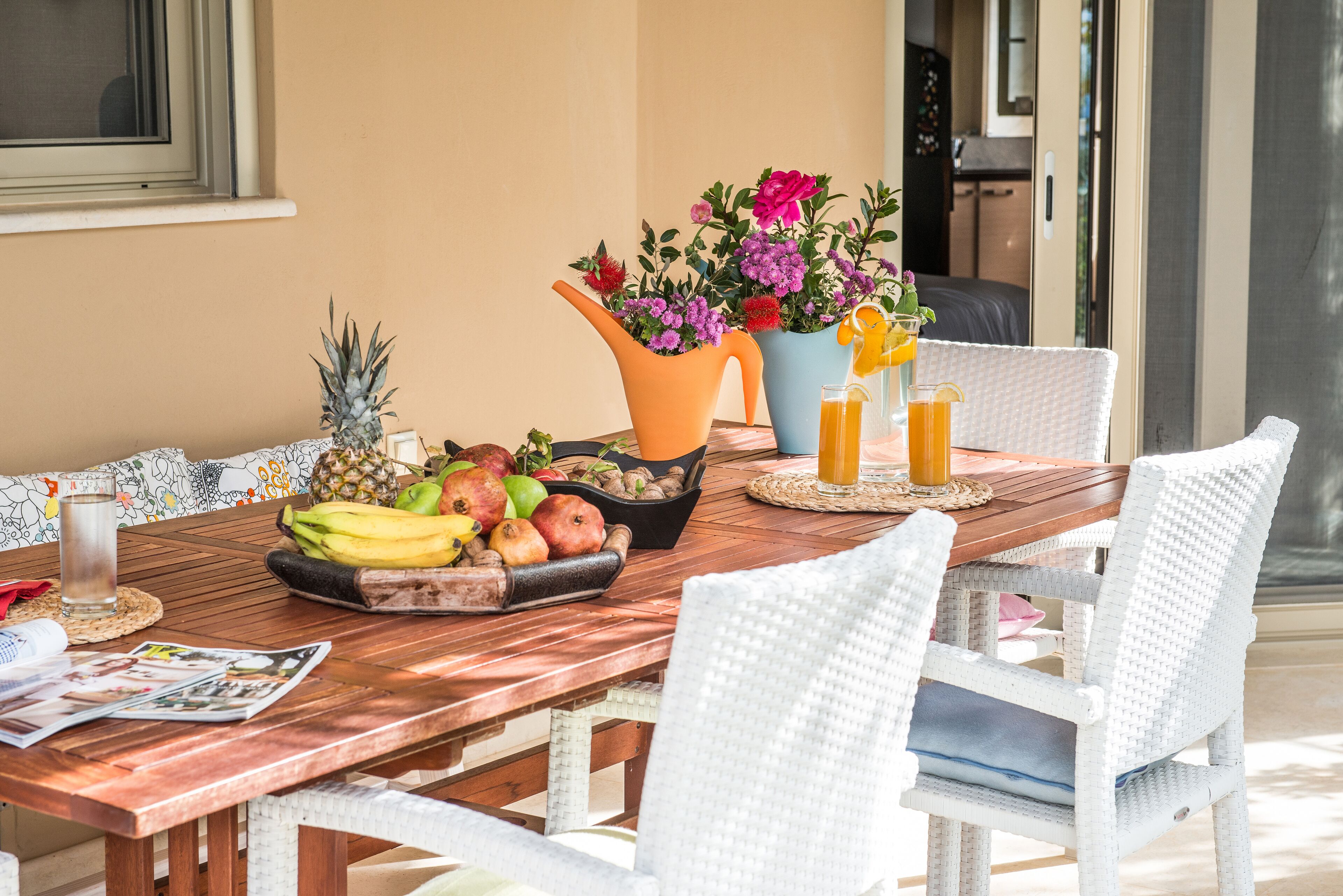 Villa Mariposa - Outdoor dinning area.