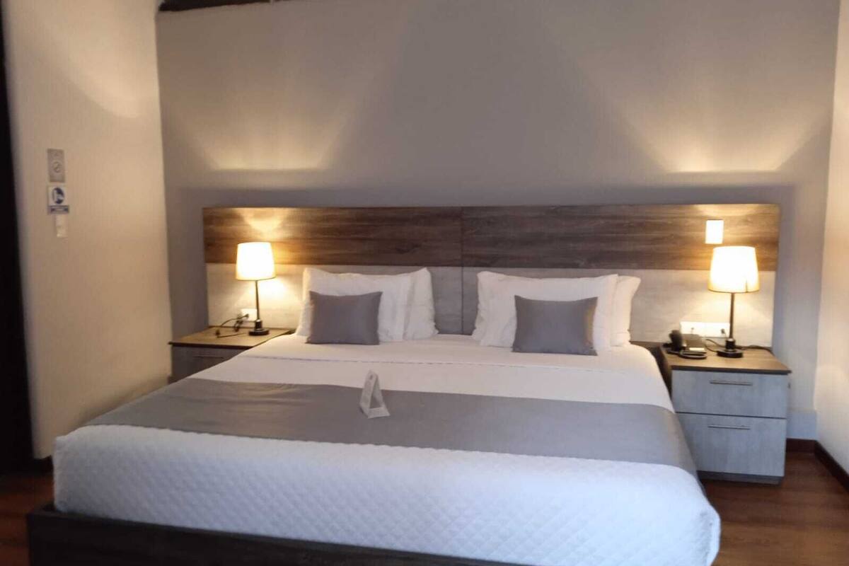 double room, 1 king bed | 1 bedroom, down duvets, select comfort beds, in-room safe