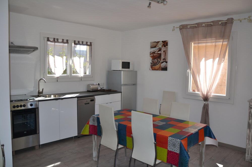 Rent gite with fenced terasse in Vallon Pont d'Arc