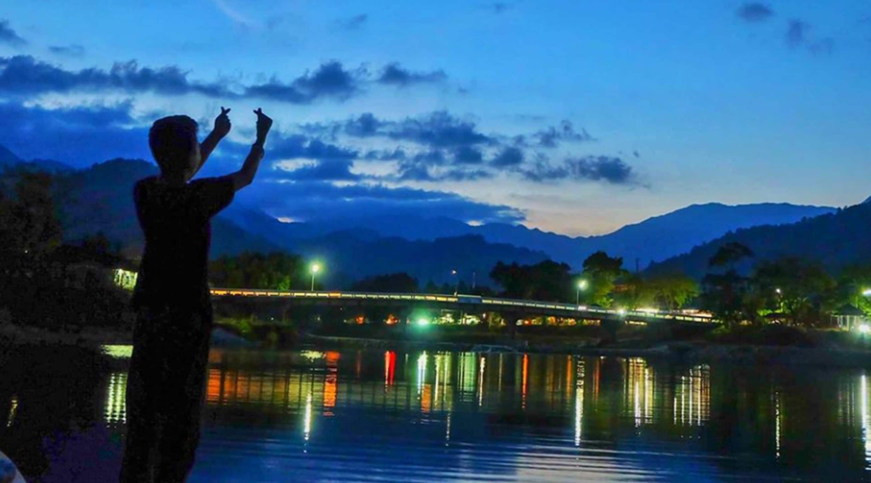 Front of property - evening/night