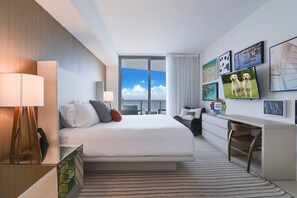 1 غرفة نوم ومكتب ومكواة/لوح كي وواي فاي