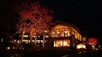 Front of property - evening/night
