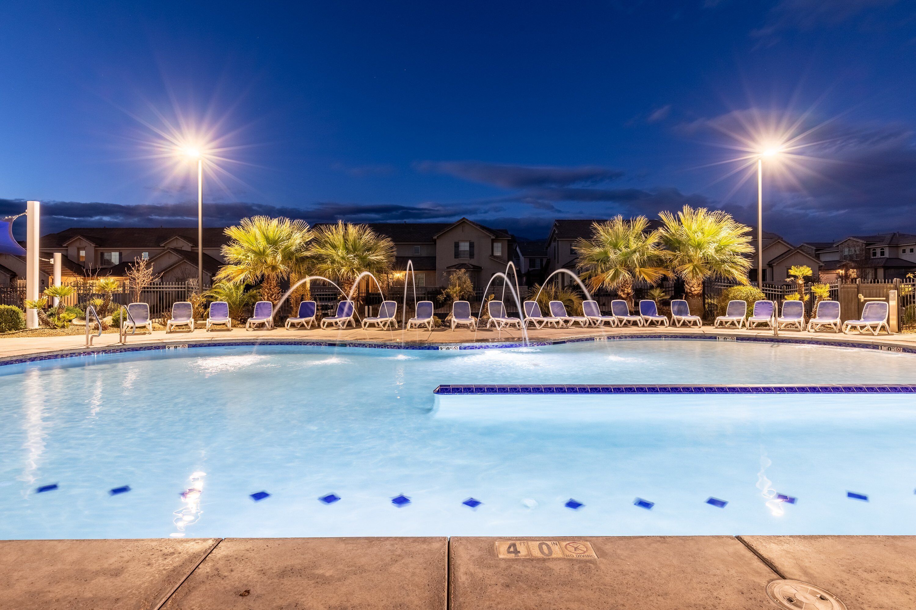 Una piscina climatizada