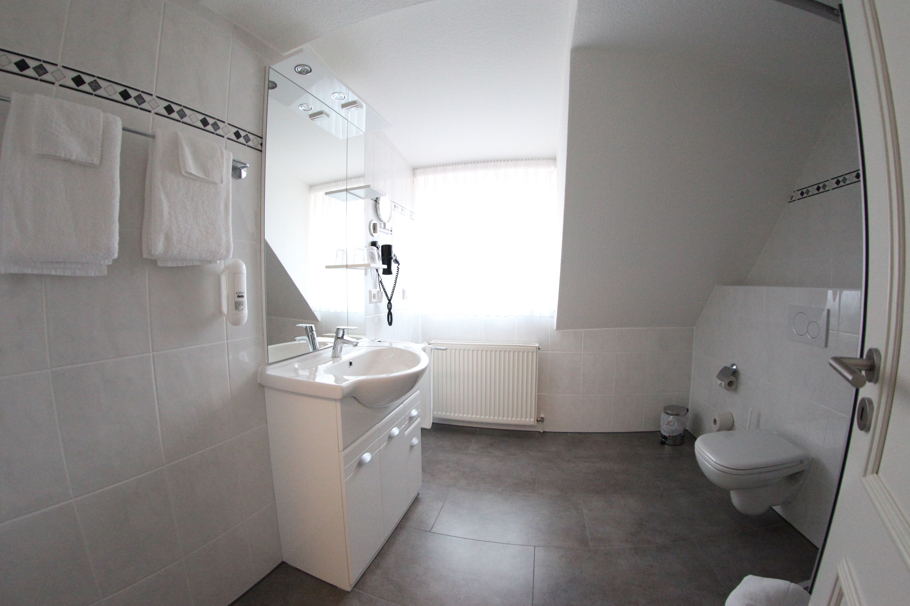 basic double room | bathroom | shower