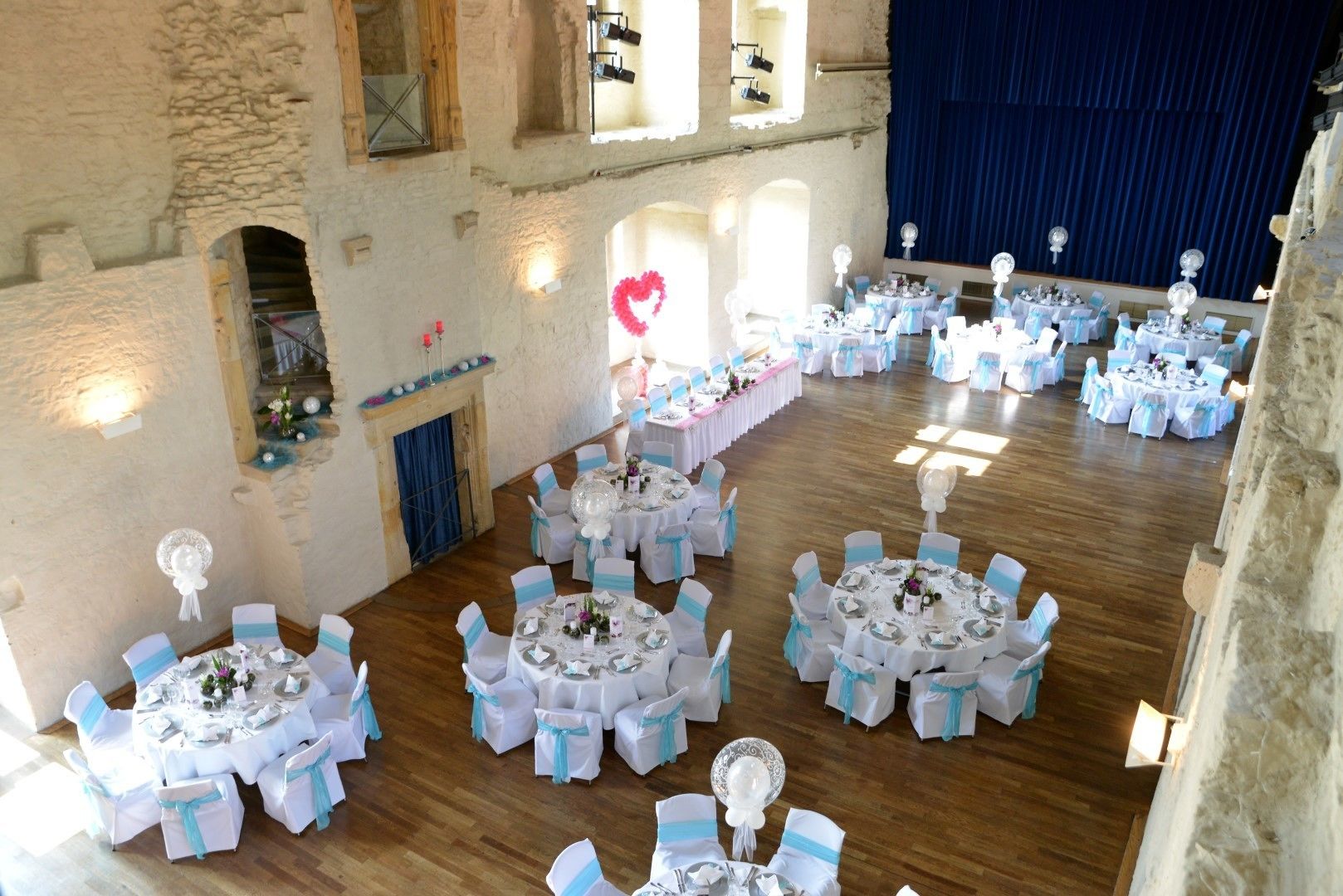 indoor wedding