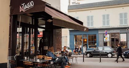 luxury fully equipped quiet studio in the oberkampf district