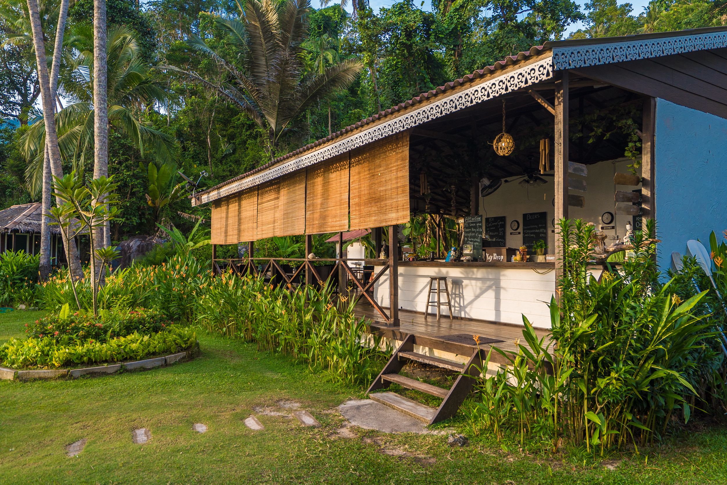 Entrada de la propiedad