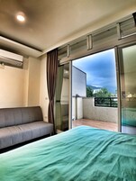 豪華四人房 | 低過敏寢具、遮光布/窗簾、隔音、免費無線上網