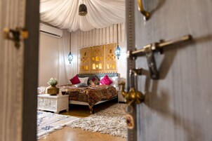 Golden Fort View Room | Egyptian cotton sheets, premium bedding, down comforters