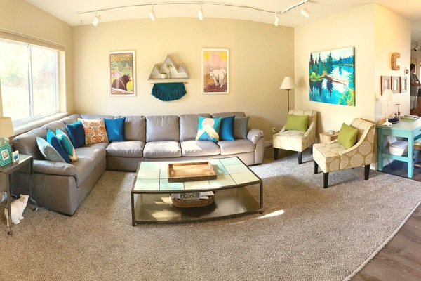 Light and bright family room