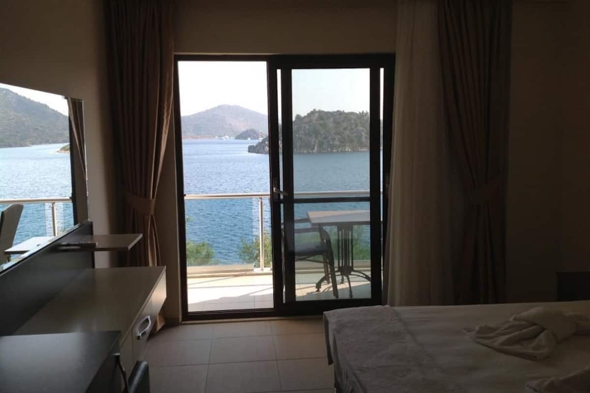 comfort double room, sea view | premium bedding, blackout curtains, rollaway beds, free wifi