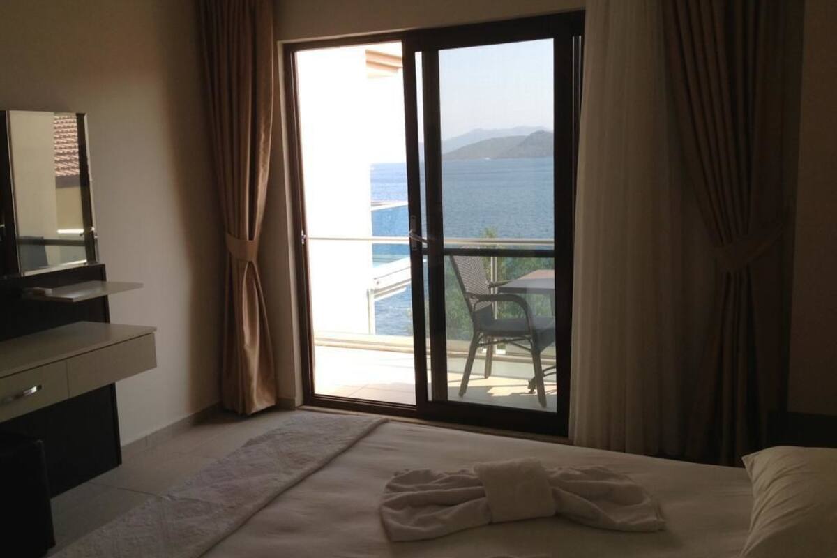 comfort double room, sea view | premium bedding, blackout curtains, rollaway beds, free wifi
