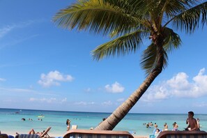 On the beach, sun-loungers, beach towels - Spectacular Luxury Vacations at Infinity Bay  (West Bay)