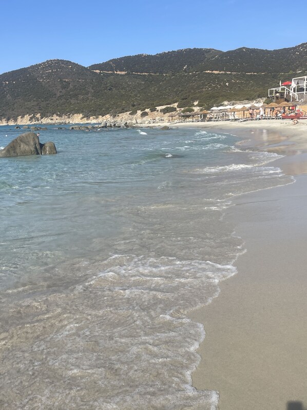 Accommodatie ligt op het strand